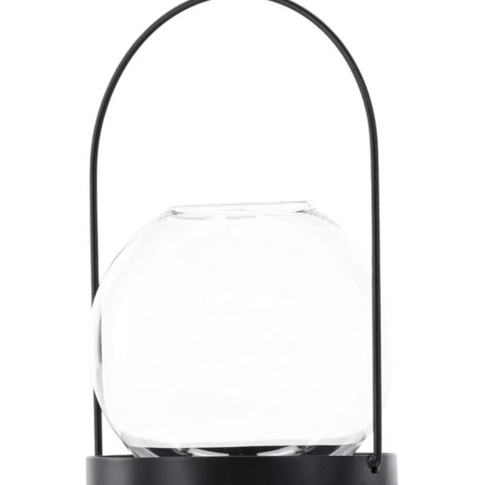 Lyhty Venture Home Flora, ø22cm, musta