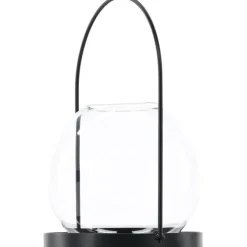 Lyhty Venture Home Flora, ø22cm, musta