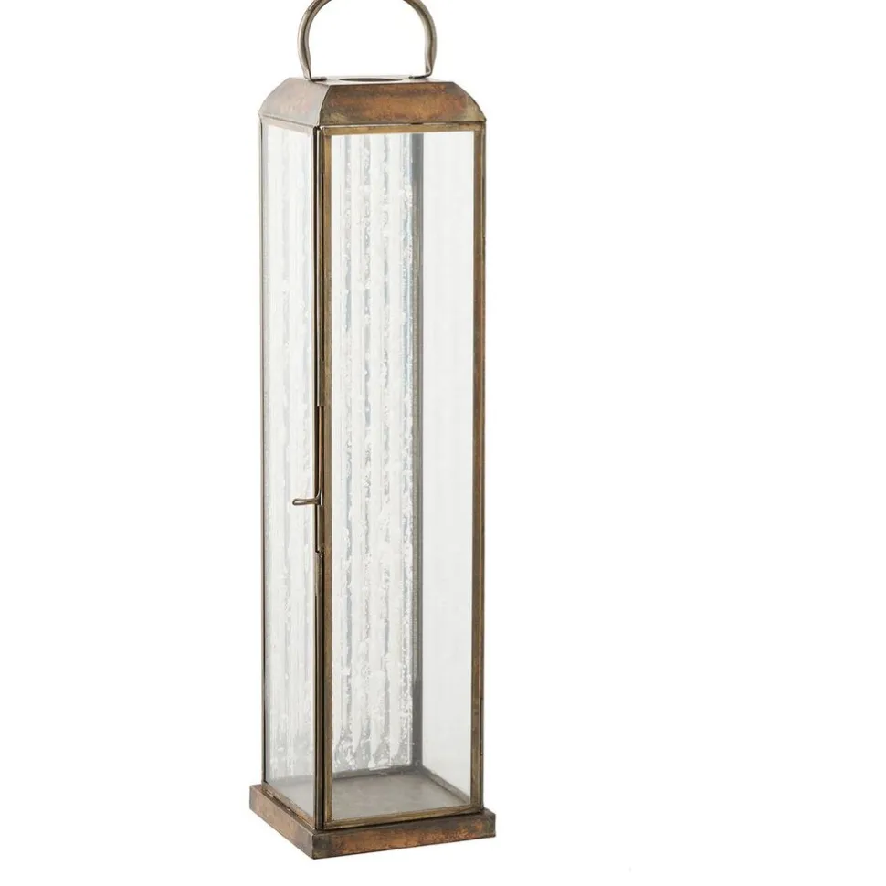 Lyhty House Nordic Herslev, 12x12x49cm, antiikkimessinki