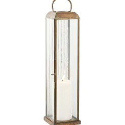 Lyhty House Nordic Herslev, 12x12x49cm, antiikkimessinki