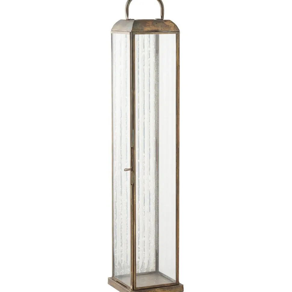 Lyhty House Nordic Herslev, 12x12x60cm, antiikkimessinki
