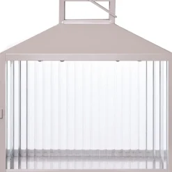 Lyhty House Nordic Lucca, metalli/lasi, beige/harmaa