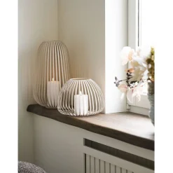 Lyhty House Nordic Stoense, ø24.5x40cm, metalli, beige
