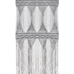 Macrame verho puuvilla antrasiitti 140x240cm
