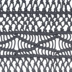 Macrame verho puuvilla antrasiitti 140x240cm