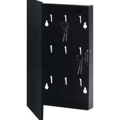 Magneettinen avainkaappi musta 30x20x5,5 cm