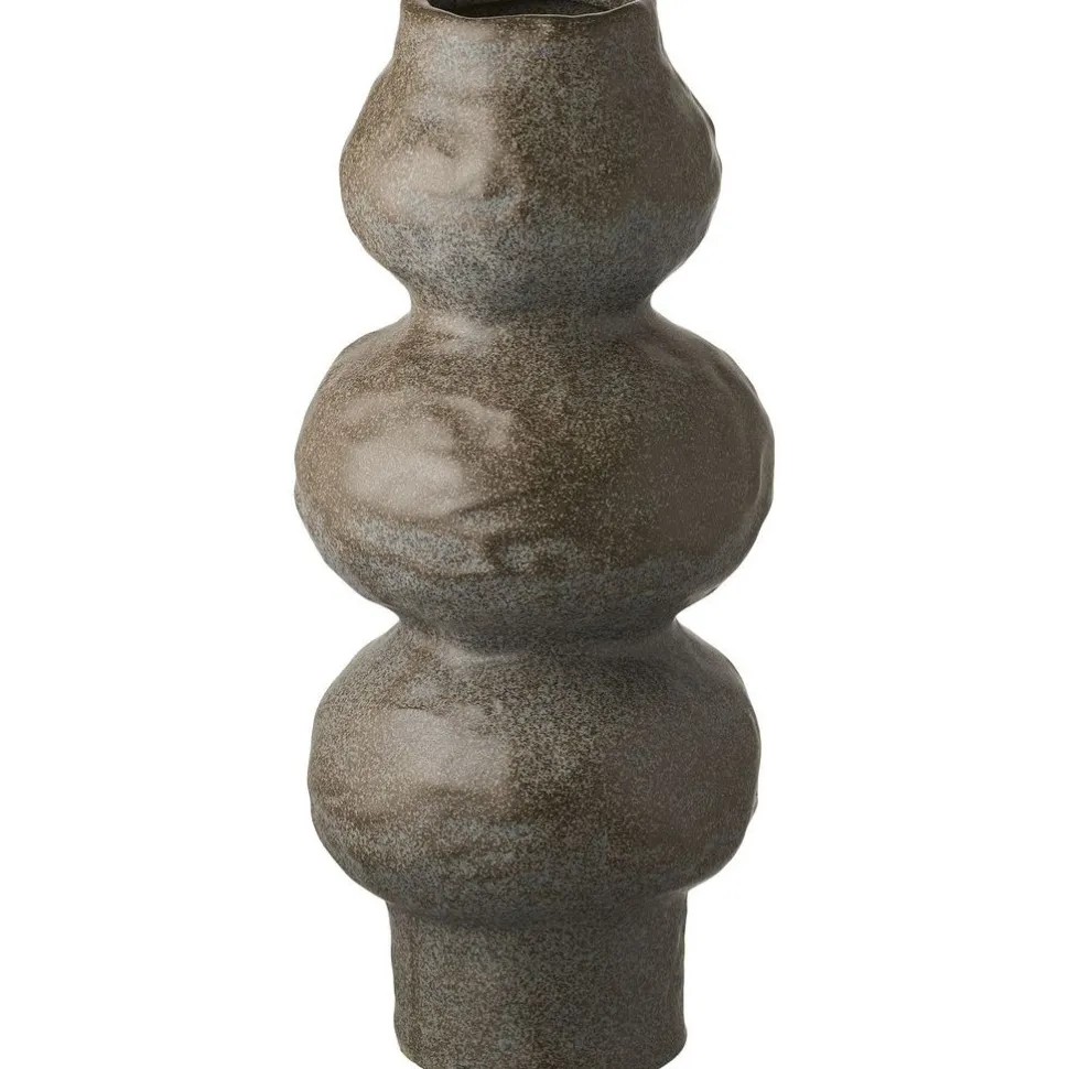 Maljakko House Nordic Vase, ø14.5x33.5cm, keraaminen, tummanharmaa