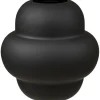 Maljakko House Nordic Vase, ø21x20cm, suupuhallettu lasi, musta