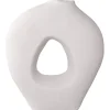 Maljakko House Nordic Vase, 24x10.5x27.8cm, keramiikka, valkoinen