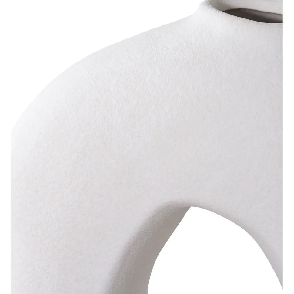 Maljakko House Nordic Vase, 24x10.5x27.8cm, keramiikka, valkoinen