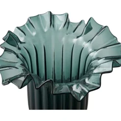 Maljakko House Nordic Vase, ø25x30cm, suupuhallettu lasi, tummanvihreä