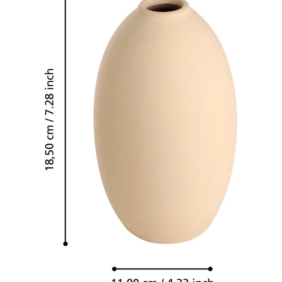 Maljakko Eglo Living Anjabe, 18.5cm, beige