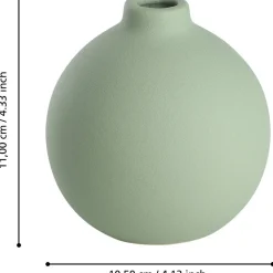 Maljakko Eglo Living Anjabe, 11cm, vihreä