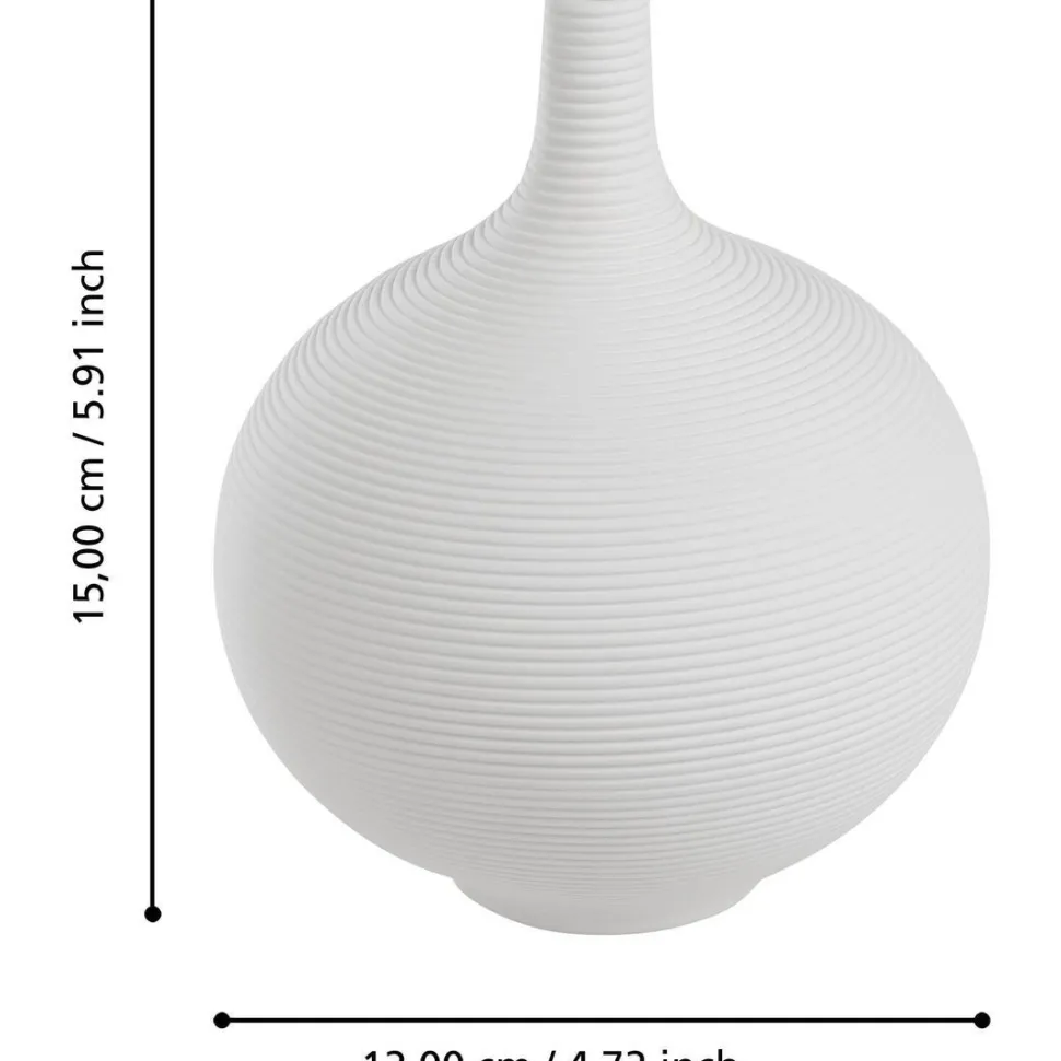 Maljakko Eglo Living Mitane, 15cm, valkoinen