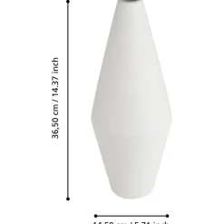 Maljakko Eglo Living Mitane, 36.5cm, valkoinen