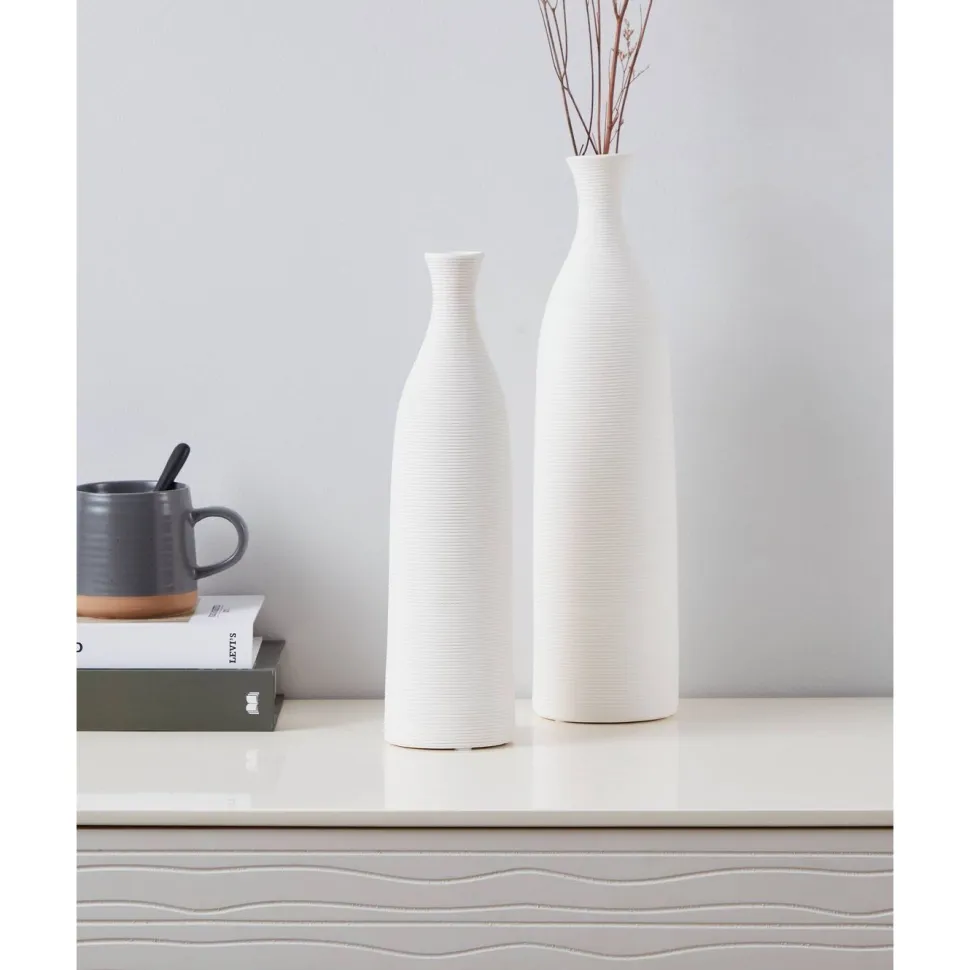Maljakko Eglo Living Mitane, 32.7cm, valkoinen