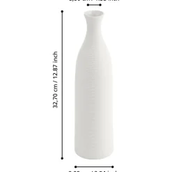 Maljakko Eglo Living Mitane, 32.7cm, valkoinen