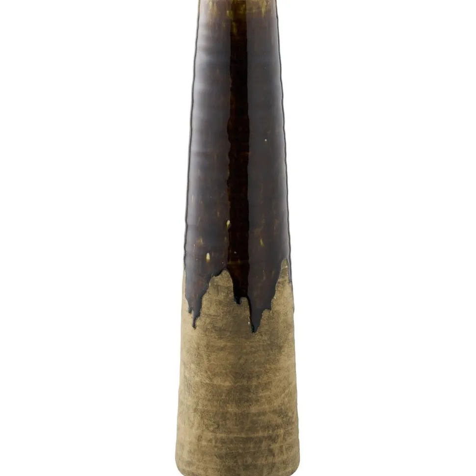 Maljakko House Nordic Vase, ø12.5x48cm, keraaminen, ruskea