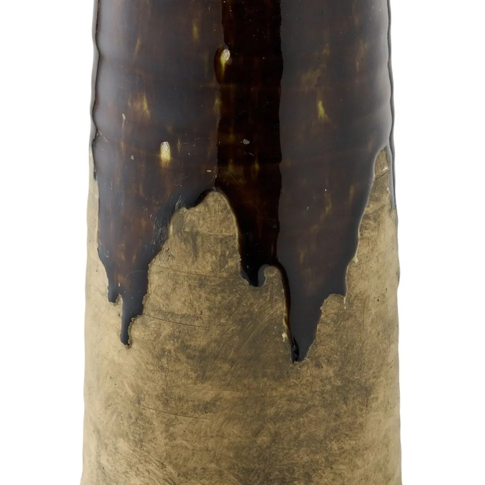 Maljakko House Nordic Vase, ø12.5x48cm, keraaminen, ruskea