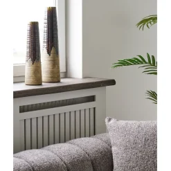Maljakko House Nordic Vase, ø12.5x48cm, keraaminen, ruskea