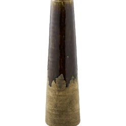 Maljakko House Nordic Vase, ø11x39cm, keraaminen, ruskea