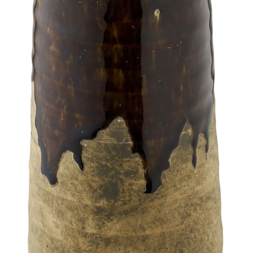 Maljakko House Nordic Vase, ø11x39cm, keraaminen, ruskea