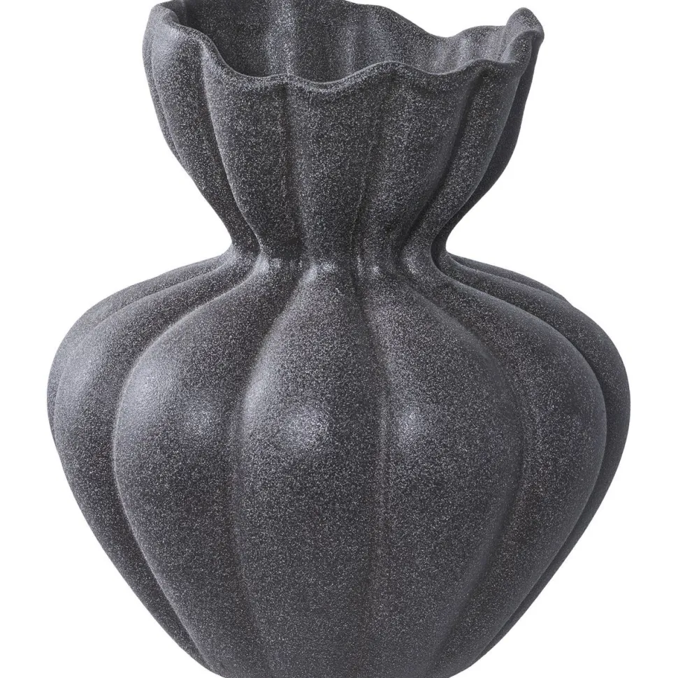 Maljakko House Nordic Vase, ø17.2x19.4cm, keramiikka, musta