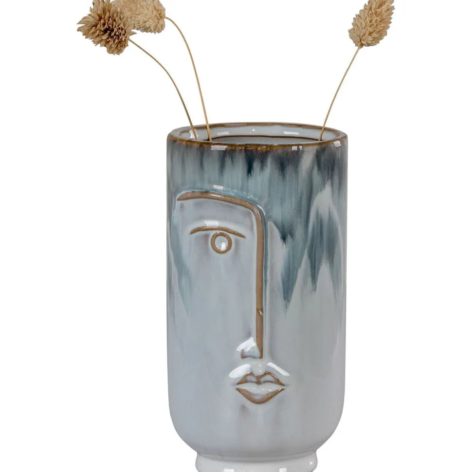 Maljakko House Nordic Vase, ø9x17cm, keramiikka, sininen