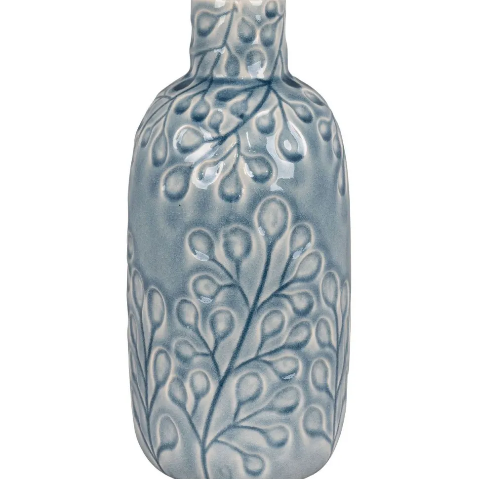 Maljakko House Nordic Vase, ø12x26cm, keramiikka, sininen