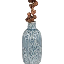 Maljakko House Nordic Vase, ø12x26cm, keramiikka, sininen