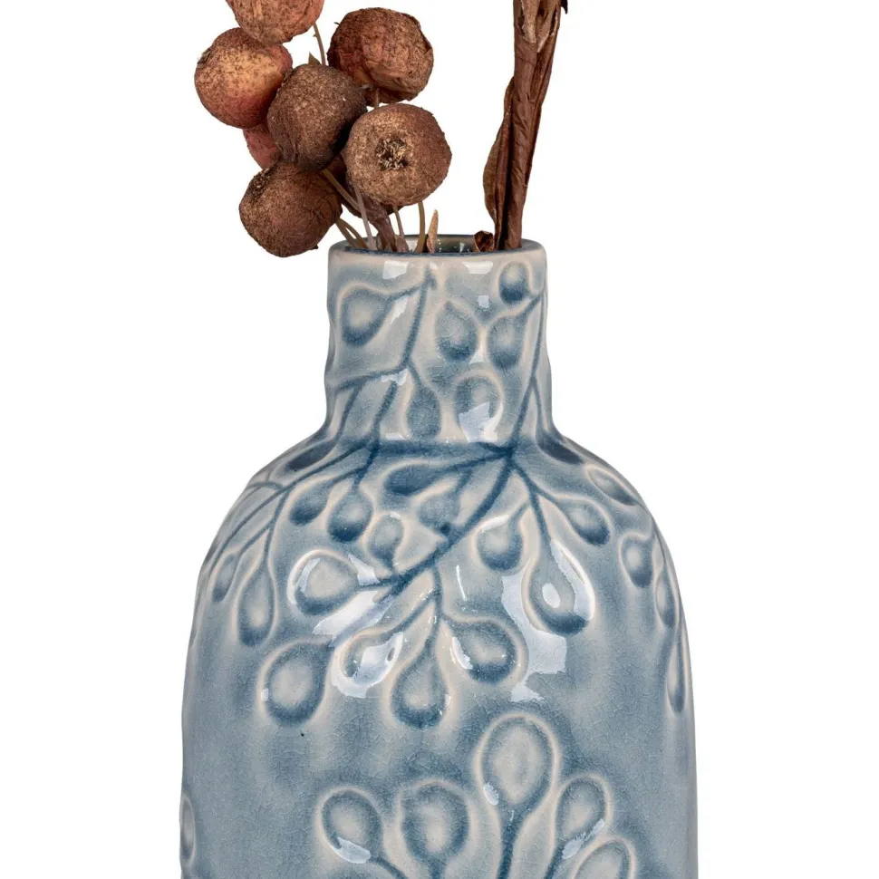 Maljakko House Nordic Vase, ø12x26cm, keramiikka, sininen