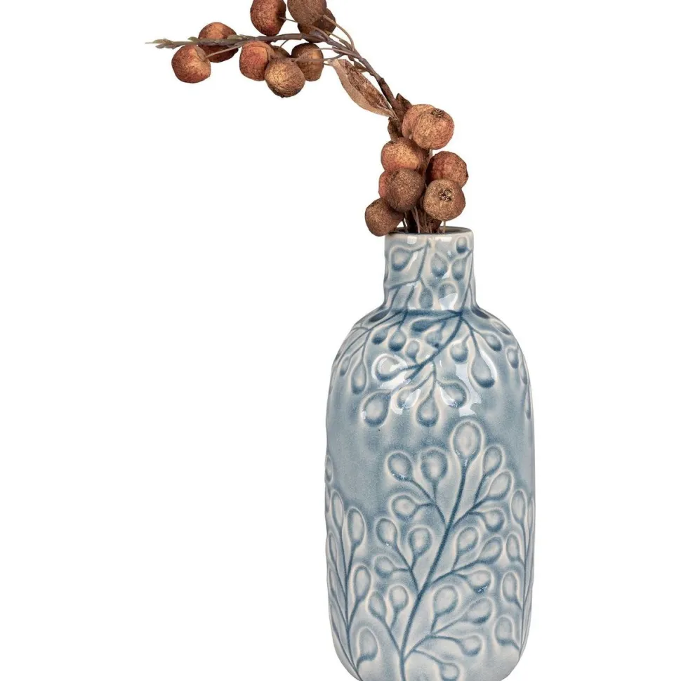 Maljakko House Nordic Vase, ø12x26cm, keramiikka, sininen