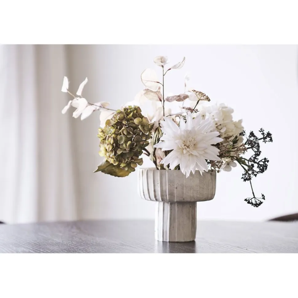 Maljakko House Nordic Vase, ø20.5x18.5cm, ruskea/beige sementti