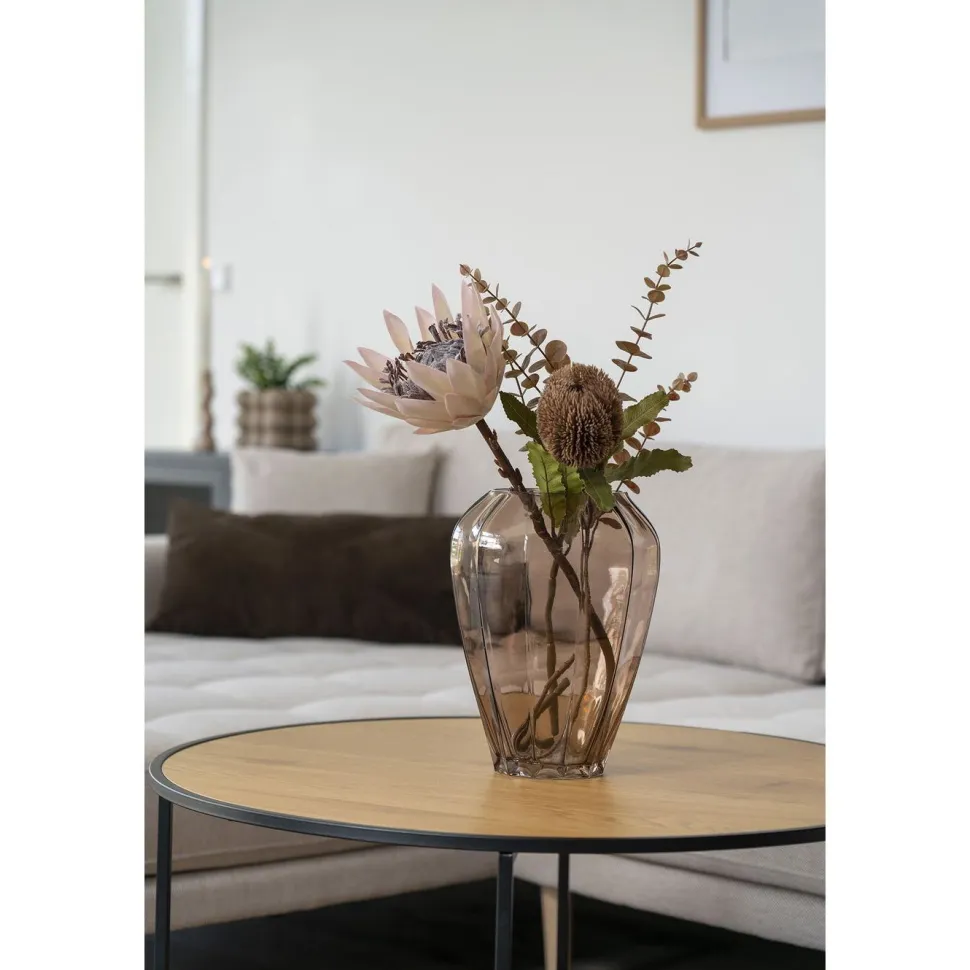 Maljakko House Nordic Vase, ø22x29cm, ruskea lasi