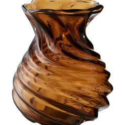 Maljakko House Nordic Vase, ø16x18.5cm, suupuhallettu lasi, ruskea