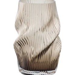 Maljakko House Nordic Vase, ø17x25cm, suupuhallettu lasi, ruskea