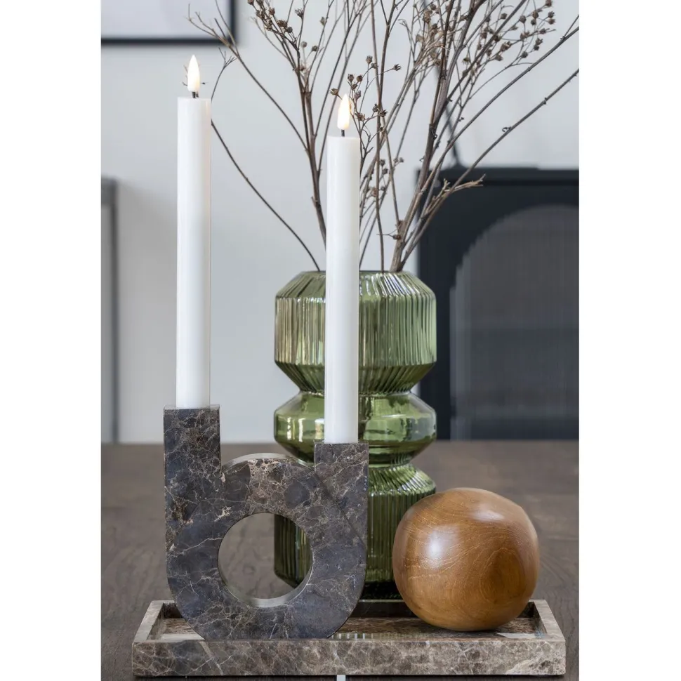 Maljakko House Nordic Vase, ø12x25cm, vihreä lasi