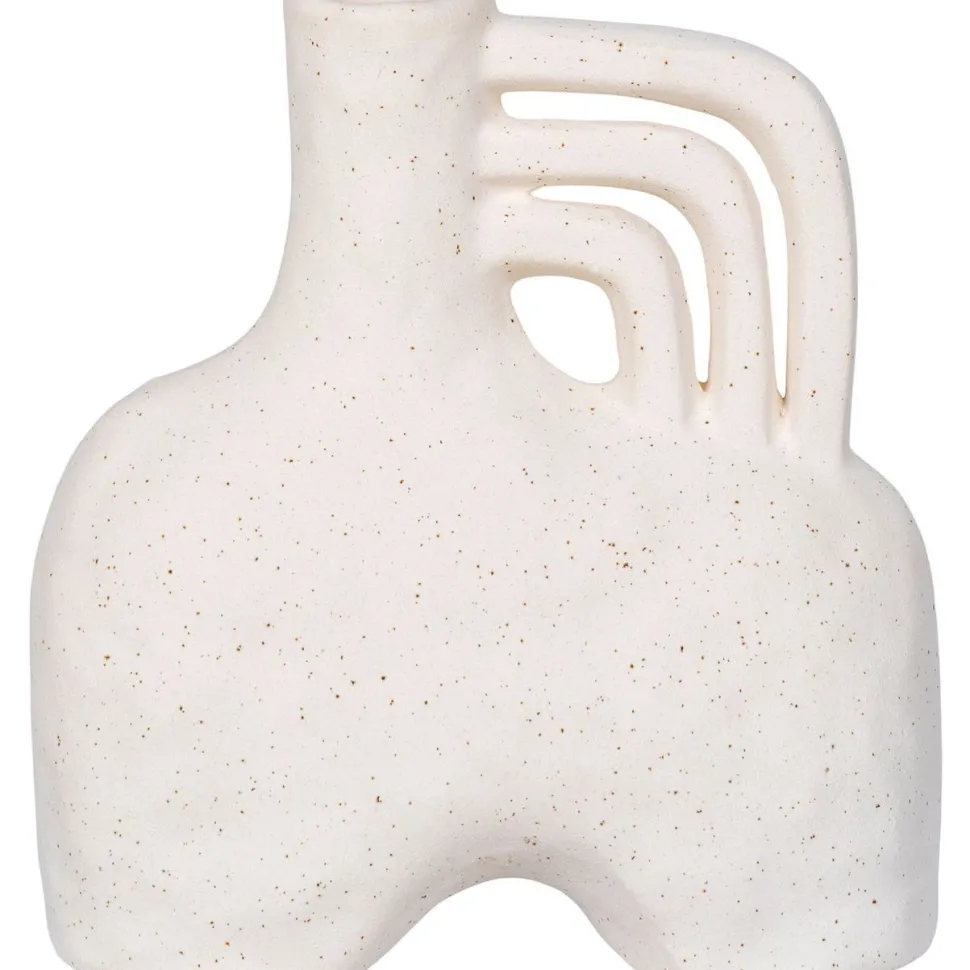 Maljakko House Nordic Vase, 18.5x8x19.5cm, keramiikka, beige