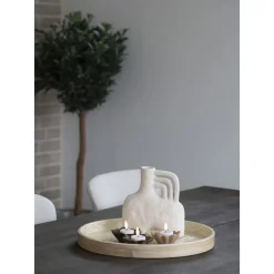 Maljakko House Nordic Vase, 18.5x8x19.5cm, keramiikka, beige