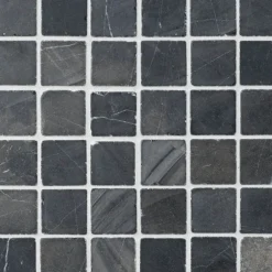 Marmorimosaiikki Qualitystone Square Gray, verkolla, 50 x 50 mm