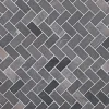 Marmorimosaiikki Qualitystone Herringbone Gray, 30 x 60 mm