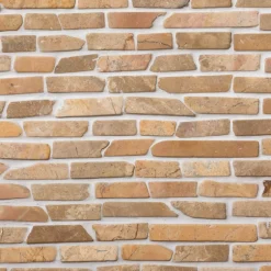 Marmorimosaiikki Qualitystone Stick Mustard, verkolla, 10 mm x vapaa mitta