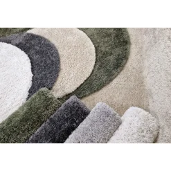 Matto Benina Floki Ø200cm, antrasiitti