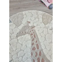 Matto Benina Genova Kirahvi pyöreä Ø120cm creme