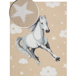 Matto Benina Play Heppa 80x150cm vaaleanpunainen