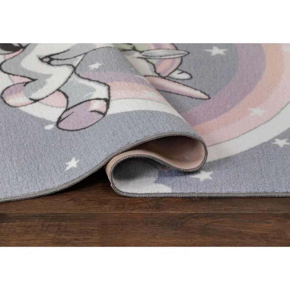 Matto Benina Play Unicorn 80x150cm harmaa