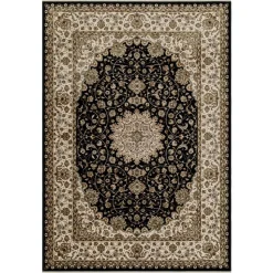 Matto Benina Teheran Medallion 67x120cm musta