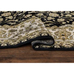Matto Benina Teheran Medallion 67x120cm musta