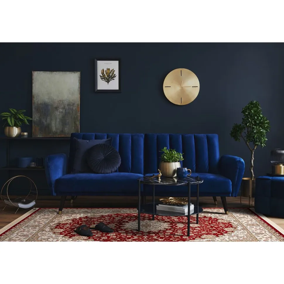 Matto Benina Teheran Medallion 67x120cm musta