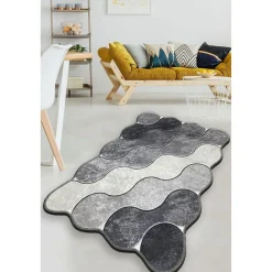 Matto Linento Circle 10 80x120cm sininen/beige